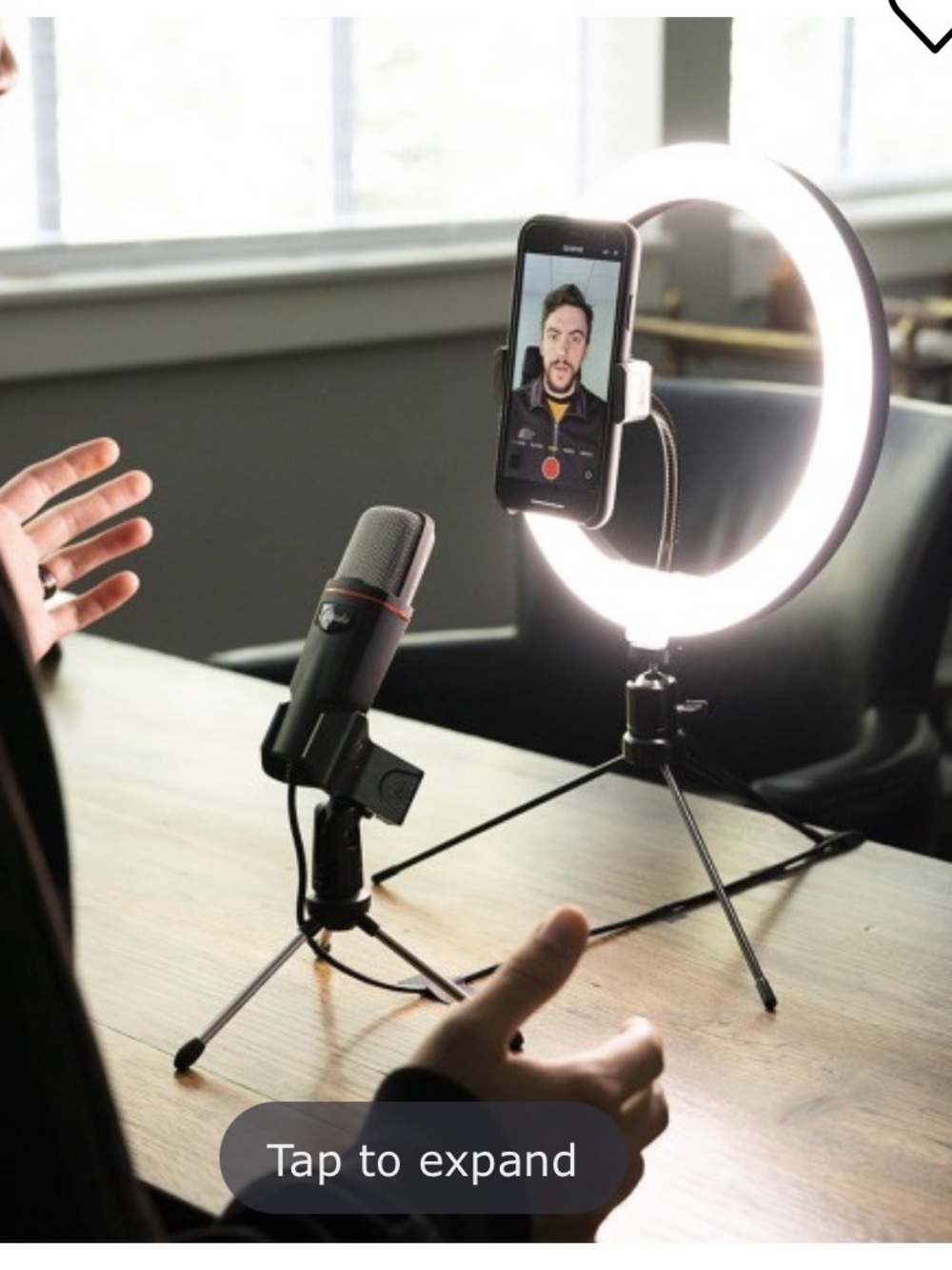 Custom McStreamy Microphone and Light Ring